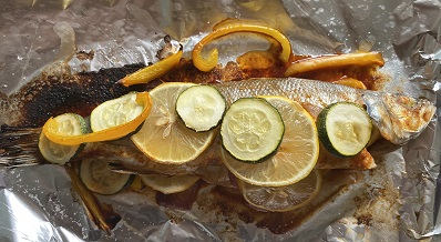 Asian grilled fish
